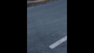 Roadside wank no cum.