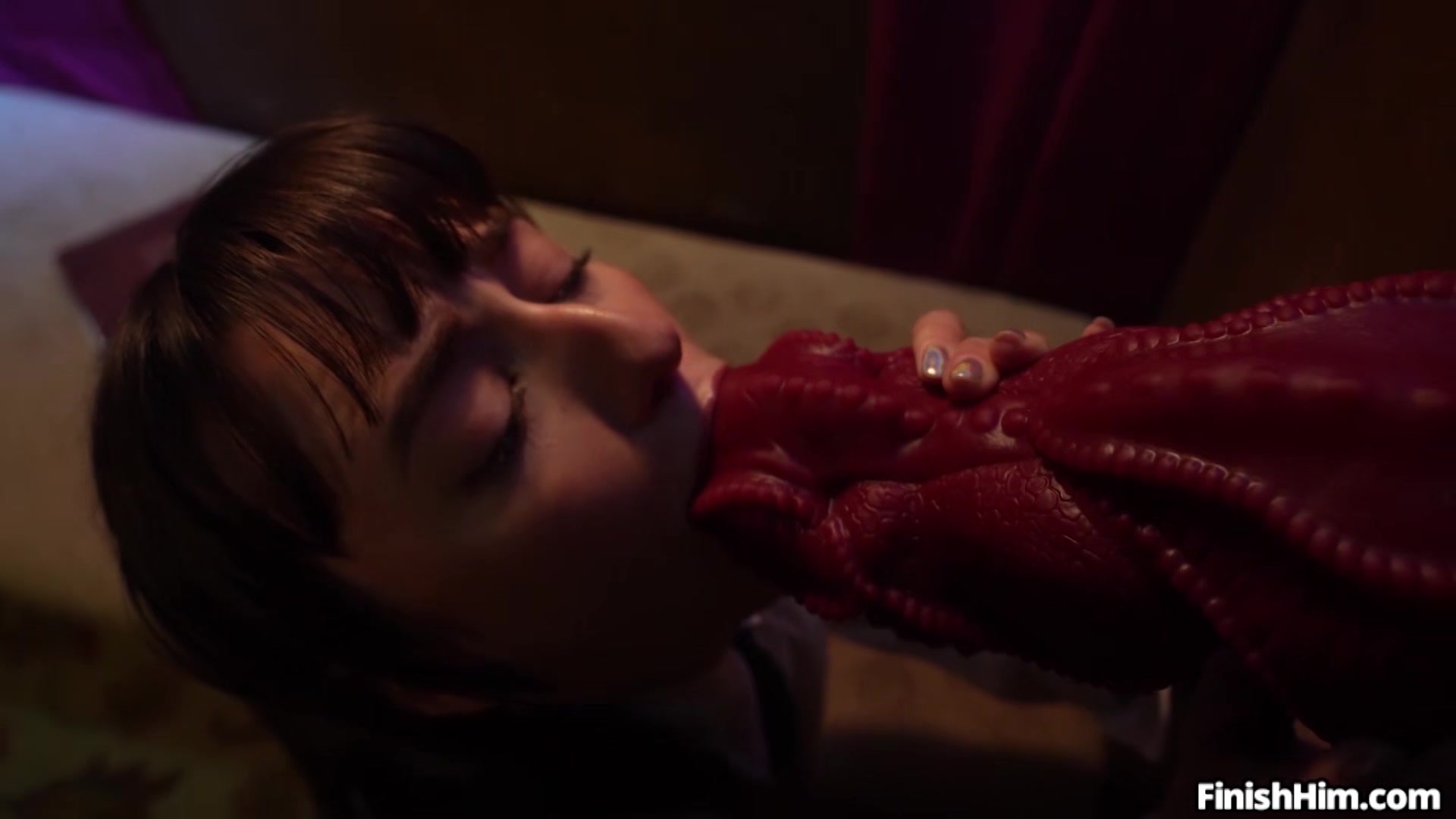Bible Studies student 18+ Gets Sprayed and Fucked by Demon