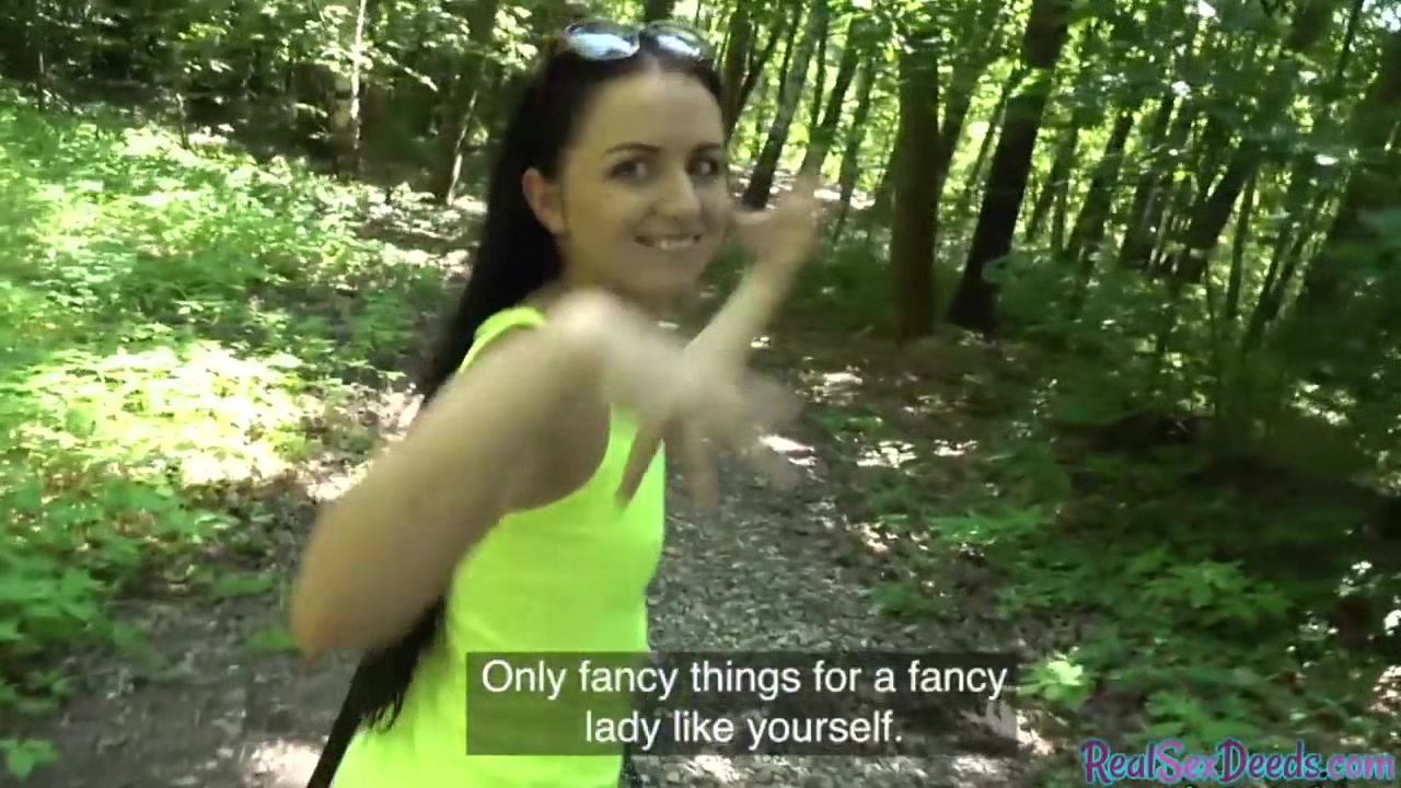 Smallboob euro beauty sucks POV dick before sex for cash