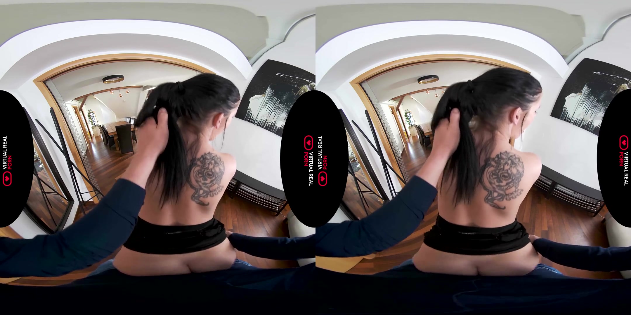 Open House - Public Sex with Your Busty Brunette Girlfriend