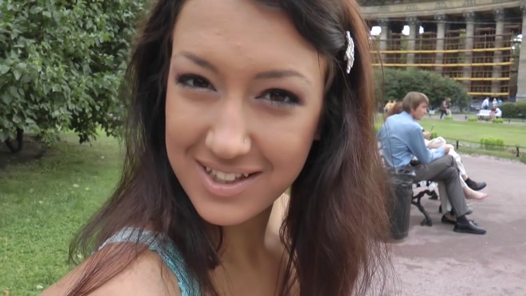 Nasty blowjob in a public place