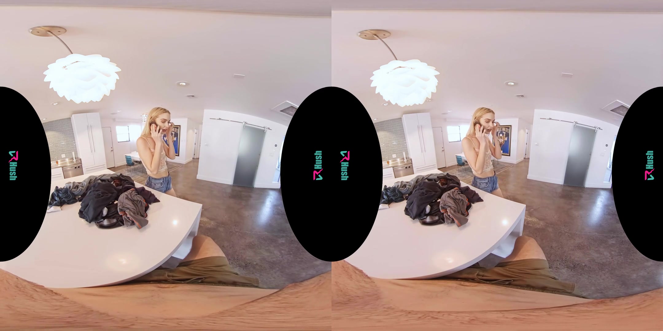 I Can't Believe I Got Stuck In The Washer! - Cute Blonde Stepsister Extra Long VR