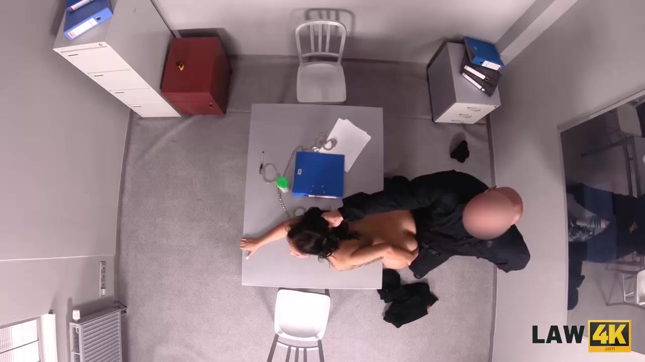 LAW4K. Nice cutie Jennifer Mendez is fucked by police for the act of vandalism