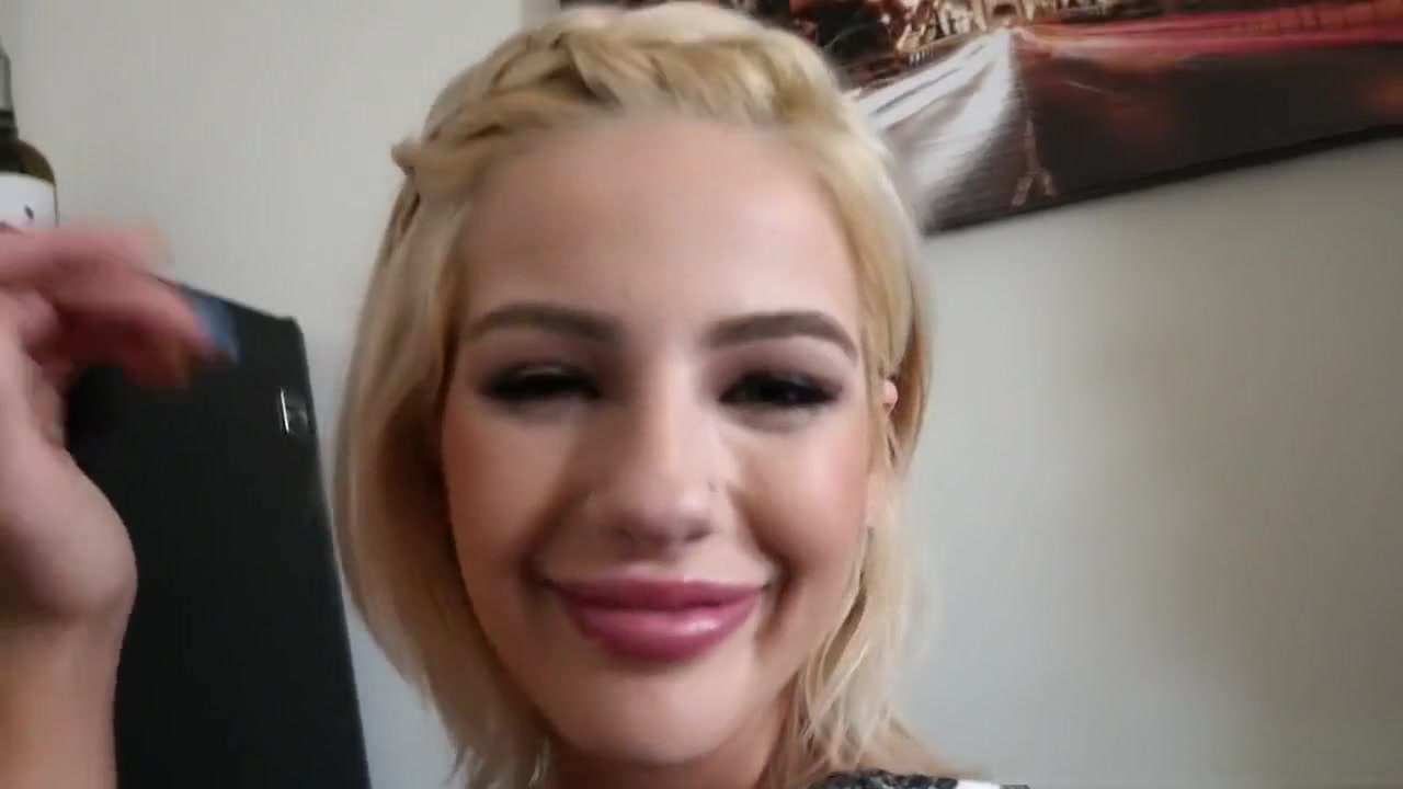 Petite stepsister Bella rides your thick cock