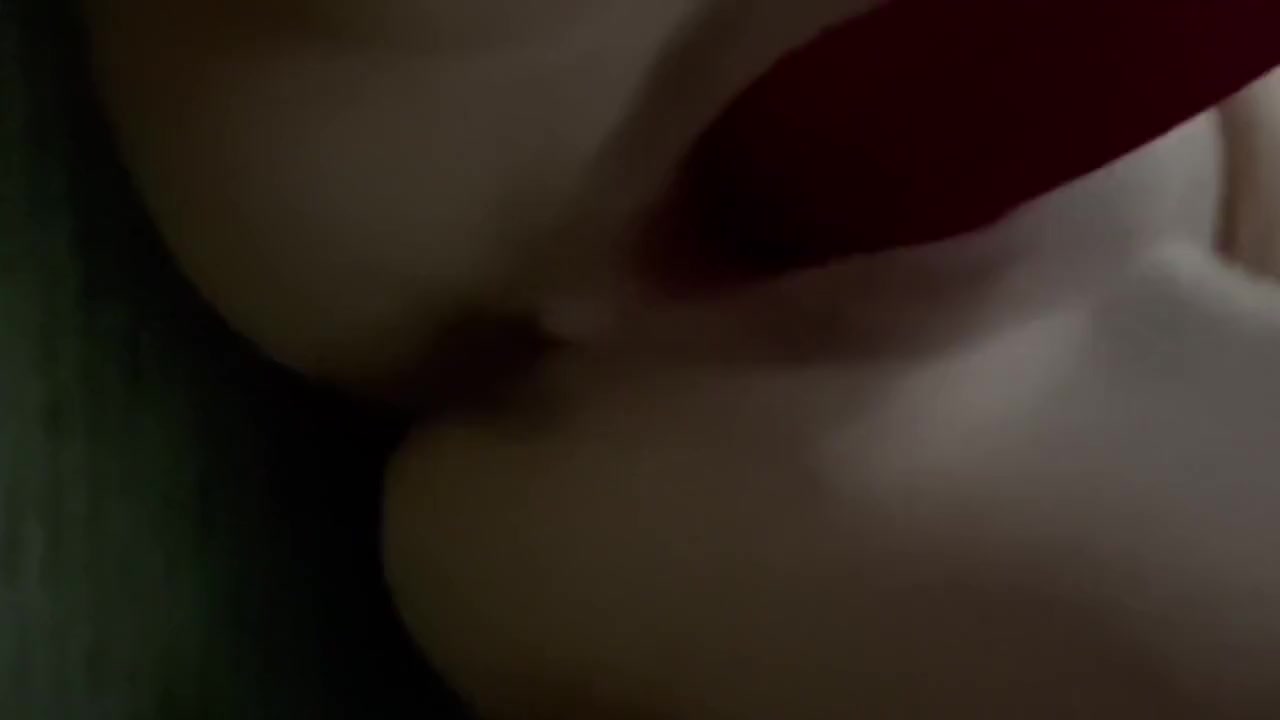 With Tight Pussy Pleasuring Self With Vibrator