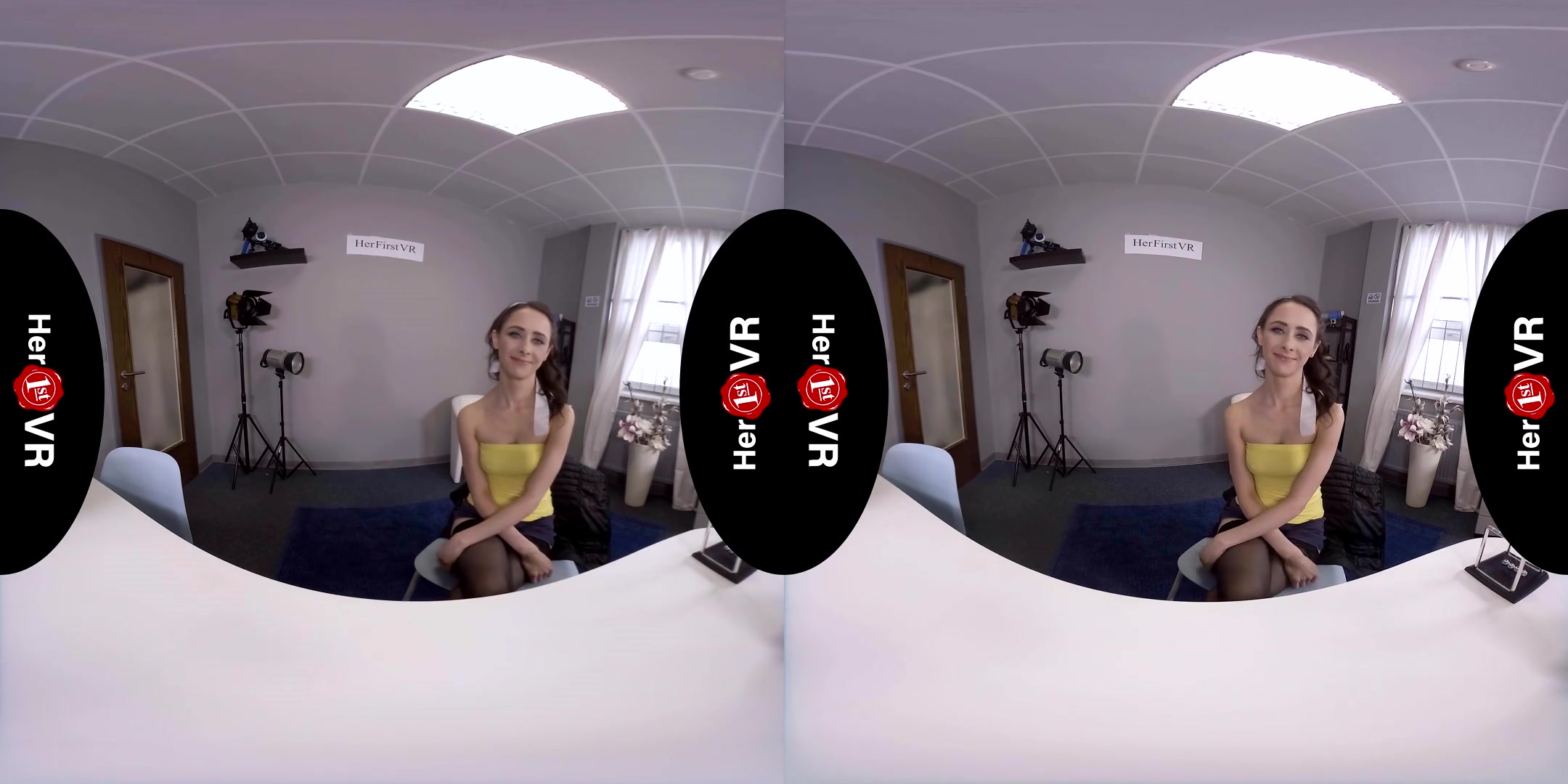 Sofia - First VR Casting - Petite Shaved teen 18+ POV Hardcore