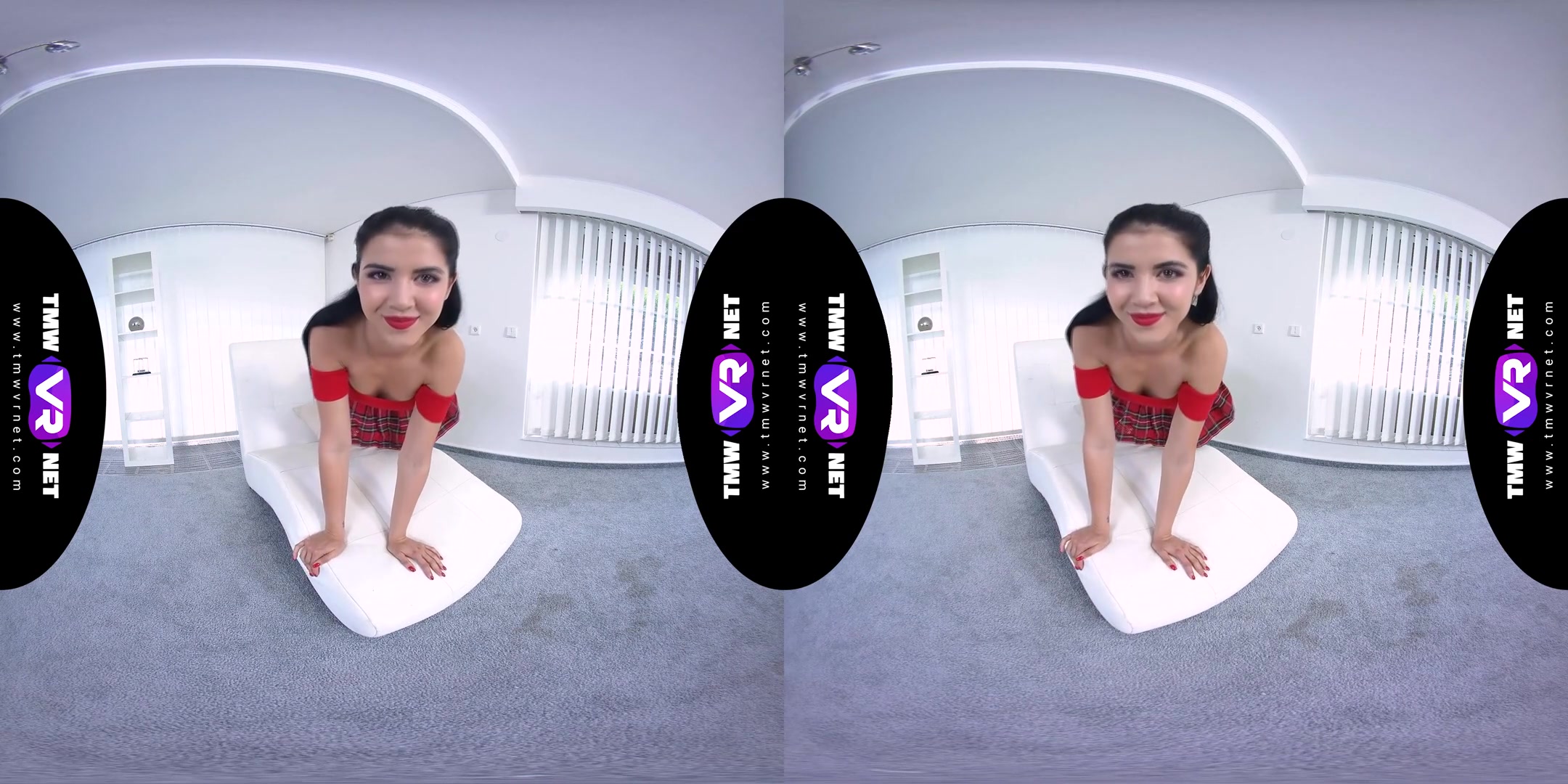 Lady Dee in High-Heeled Brunette Masturbates Till Orgasm - TmwVRNet