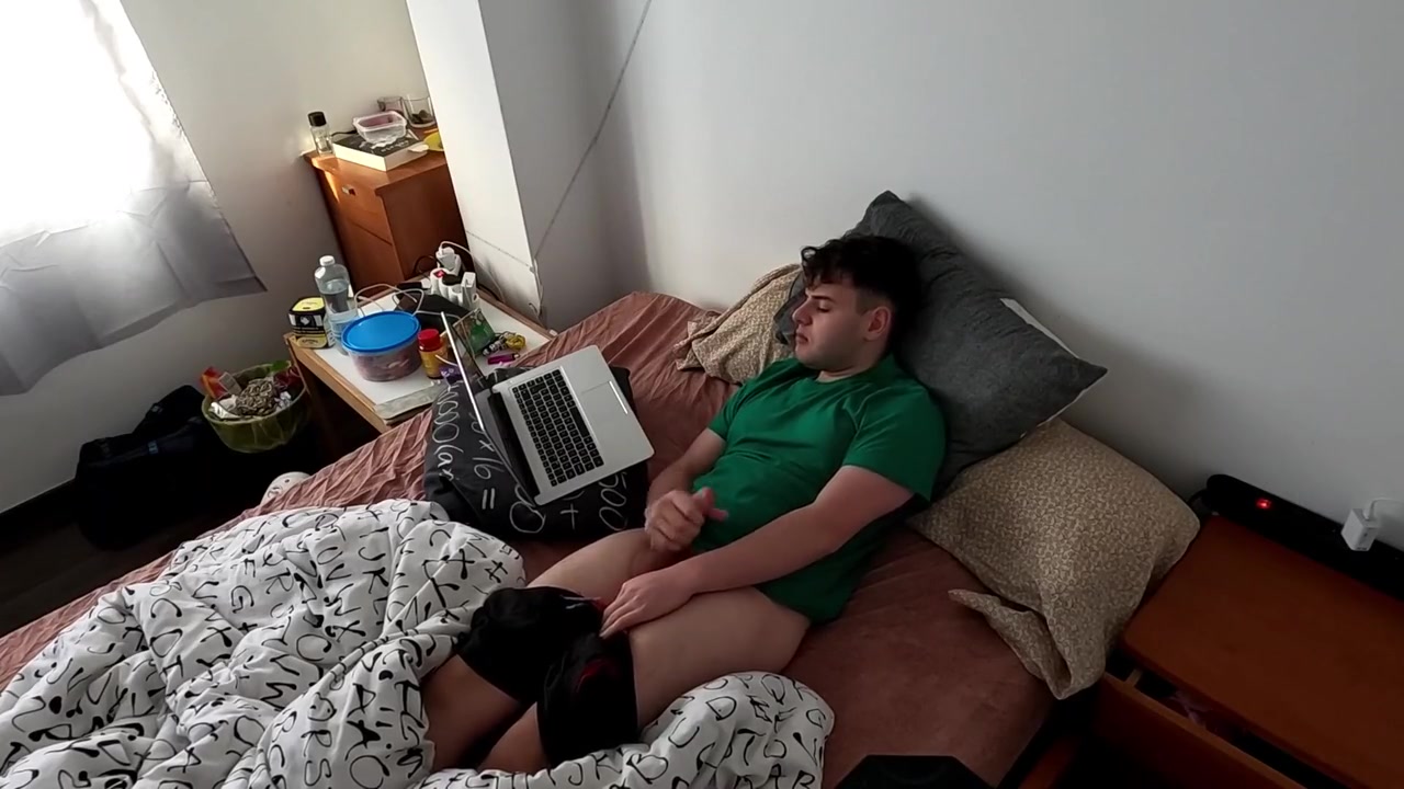 I Record My Half Step brother Masturbating Without Him Knowing And He Cums! Royal Chamber 2