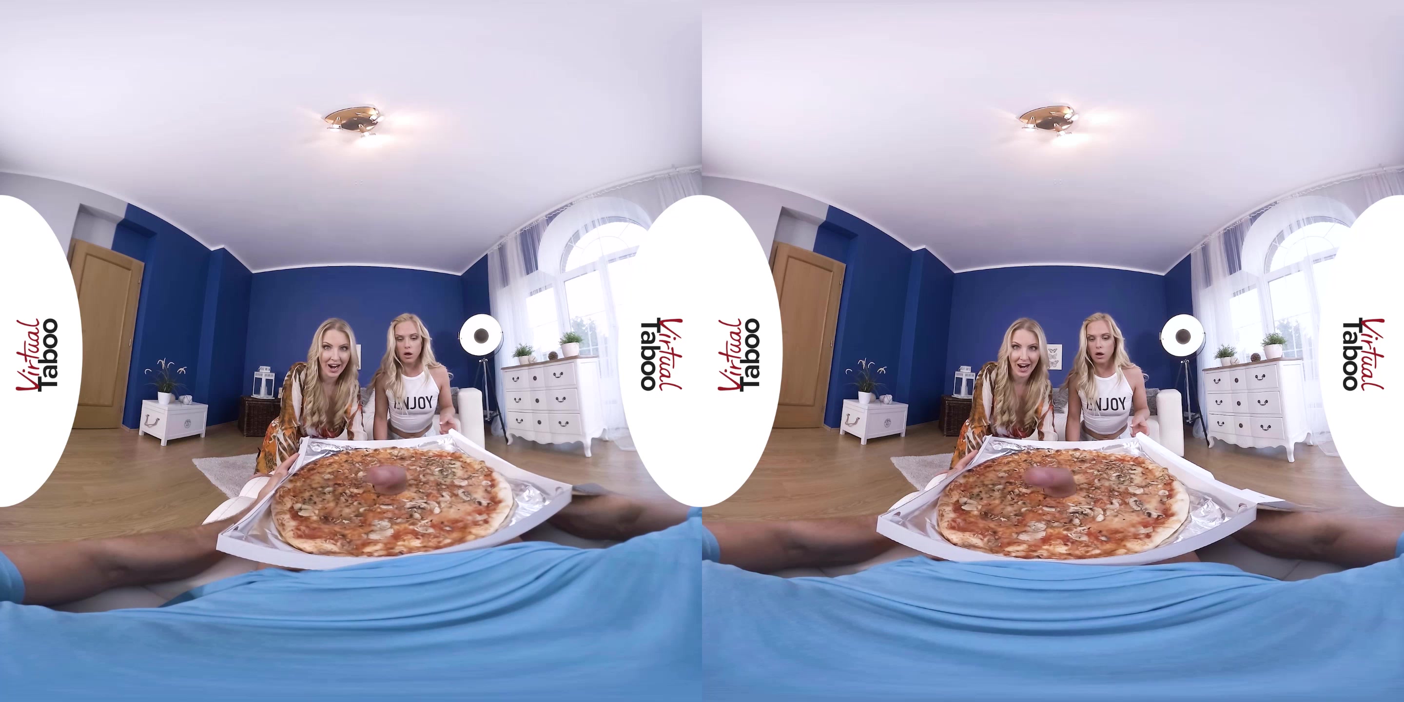 Cousin Brings Pizza And Dick - VirtualTaboo