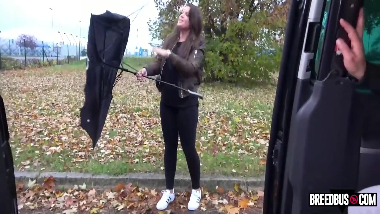Tourist Street Picked Up And Fucked While Raining By