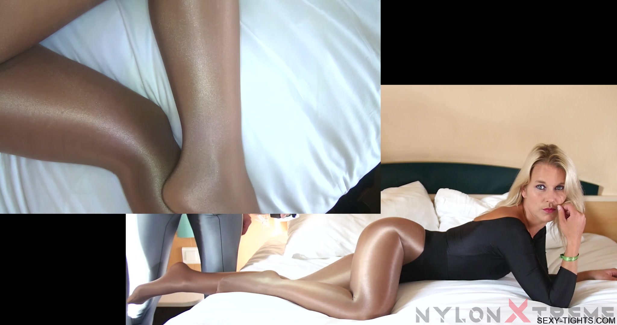 156 Naomie Loup Shinny Pantyhose Leotard - Sex Movies Featuring Sexy Tights