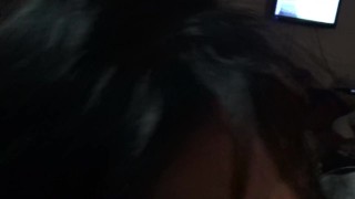 Natural Big Tit Asian / Amateur Couple / Fat Cock sucking & riding