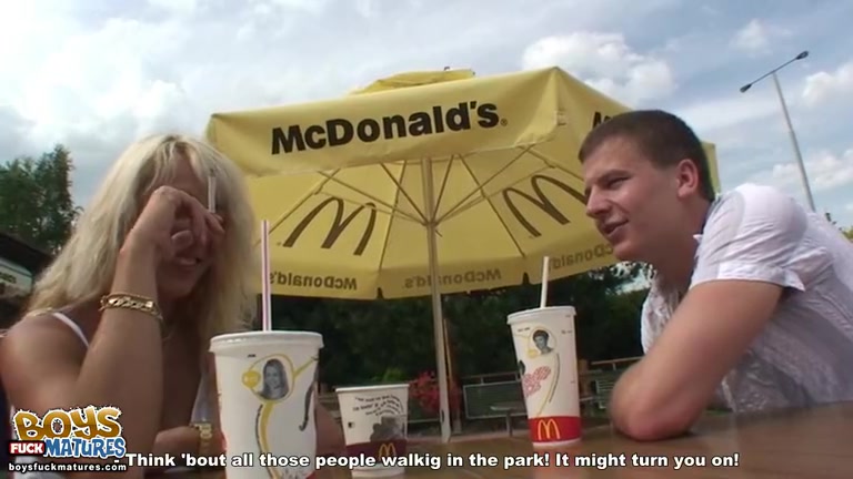 MacDonald's provides food and fuck