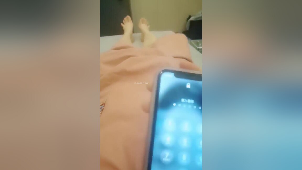 Beautiful Chinese female engages in sexual activity with her boyfriend while being drilled.