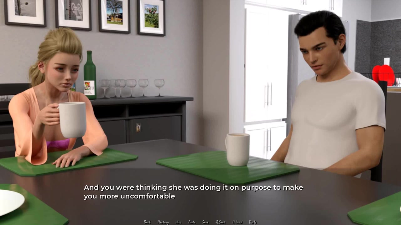Moving Down Hubby And Wife At The Dinner Table Ep34
