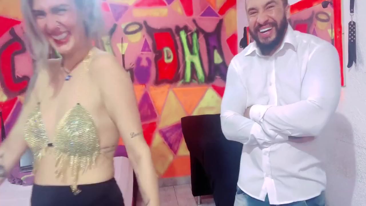 Venho Fazer Um Podcast Com Casal Dna E Acabou Sendo Fundida Todinha Por Nos Dois ! 8 Min With Victoria Carvalho, Camila Querubim And Fernando Soares