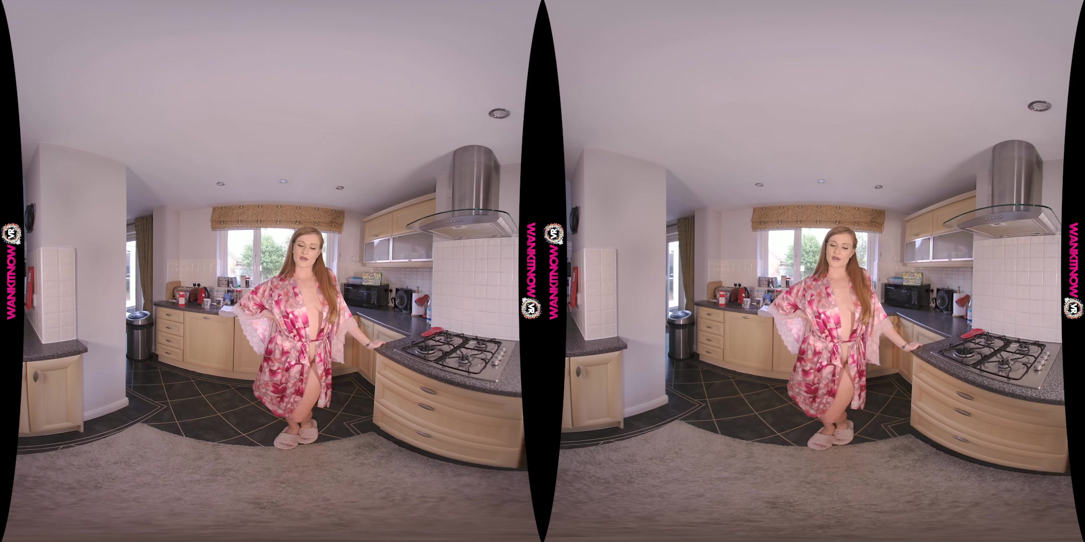 Kitchen Tease featuring Honour May - WankitNowVR