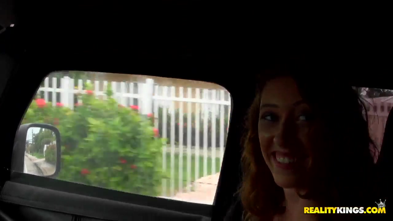 Dexlynn rides a car and a cock at the same time