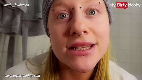My Dirty Hobby - Blonde babe masturbating in the bathroom