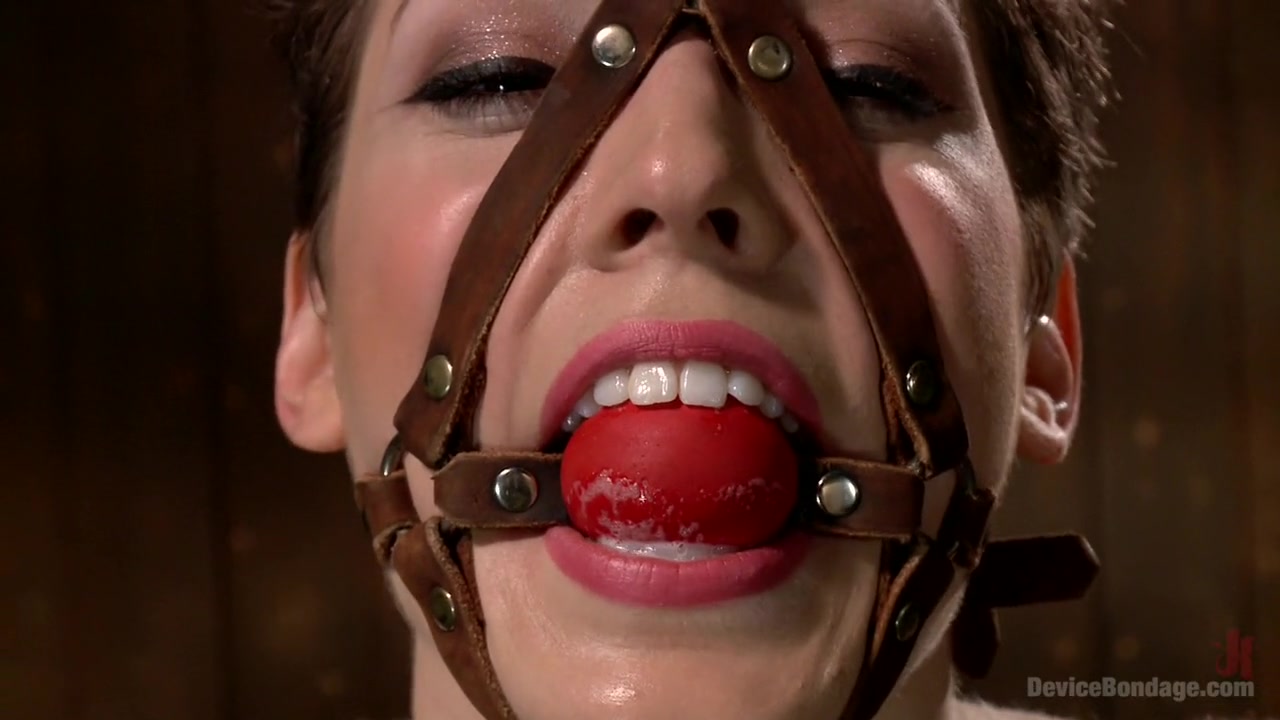 Lily LaBeau gets destroyed by grueling predicament bondage and made to cum