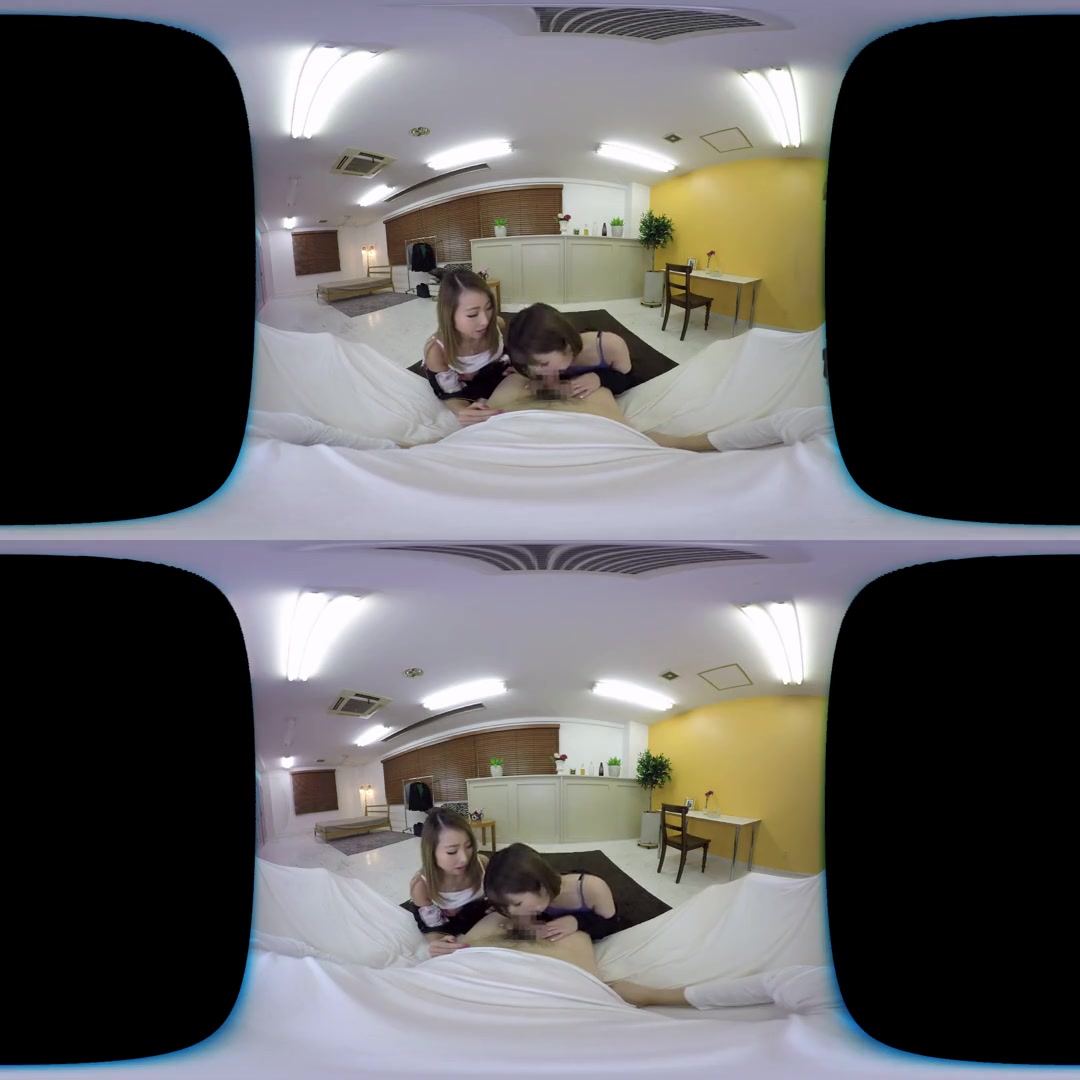 Bitchy Tanned Bad Girls' Creampie Threesome; JAV Idol 3P POV VR