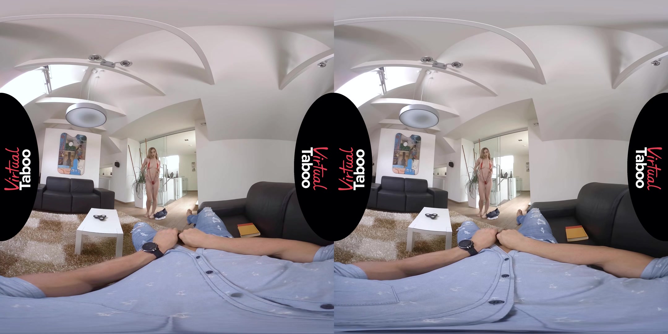 Leyla Fiore VR Porn: Daughter Bought Mini Monokini - VirtualTaboo