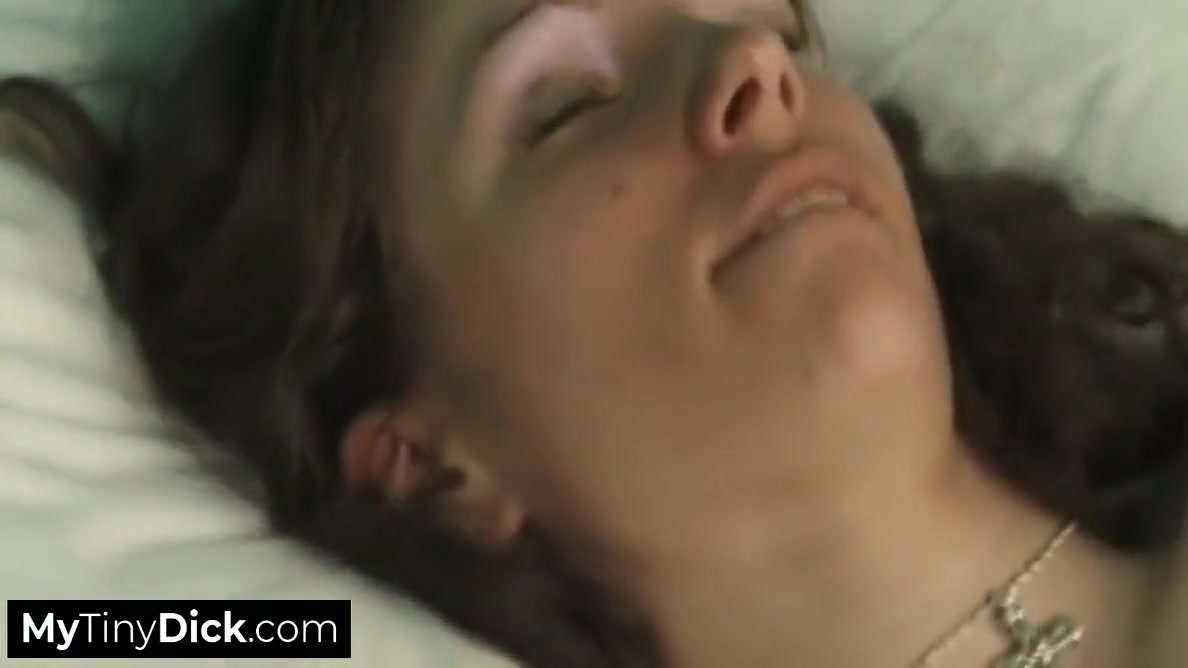 A Busty Brunette Feels Lonely And Agrees To Suck Her Friends Small Dick