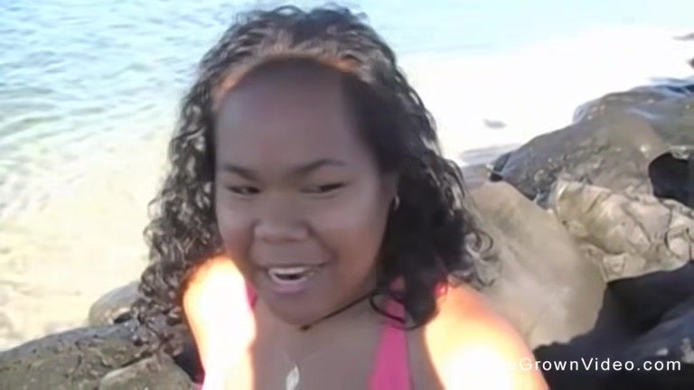 Amateur BBW with big tits jerks off a big black cock