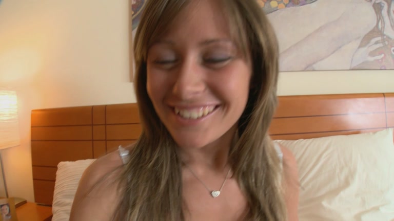 Youthful beauty sucks and masturbates