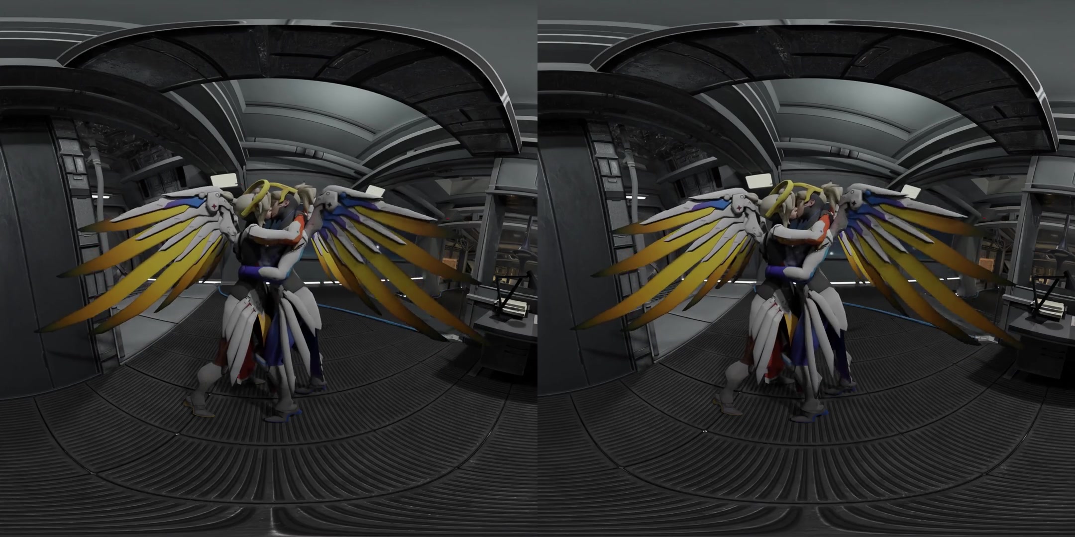 Mercy x Mercy - Lesbian; CGI Porn 3D - SexLikeReal