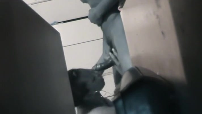 Ebony wife caught on sucking dick
