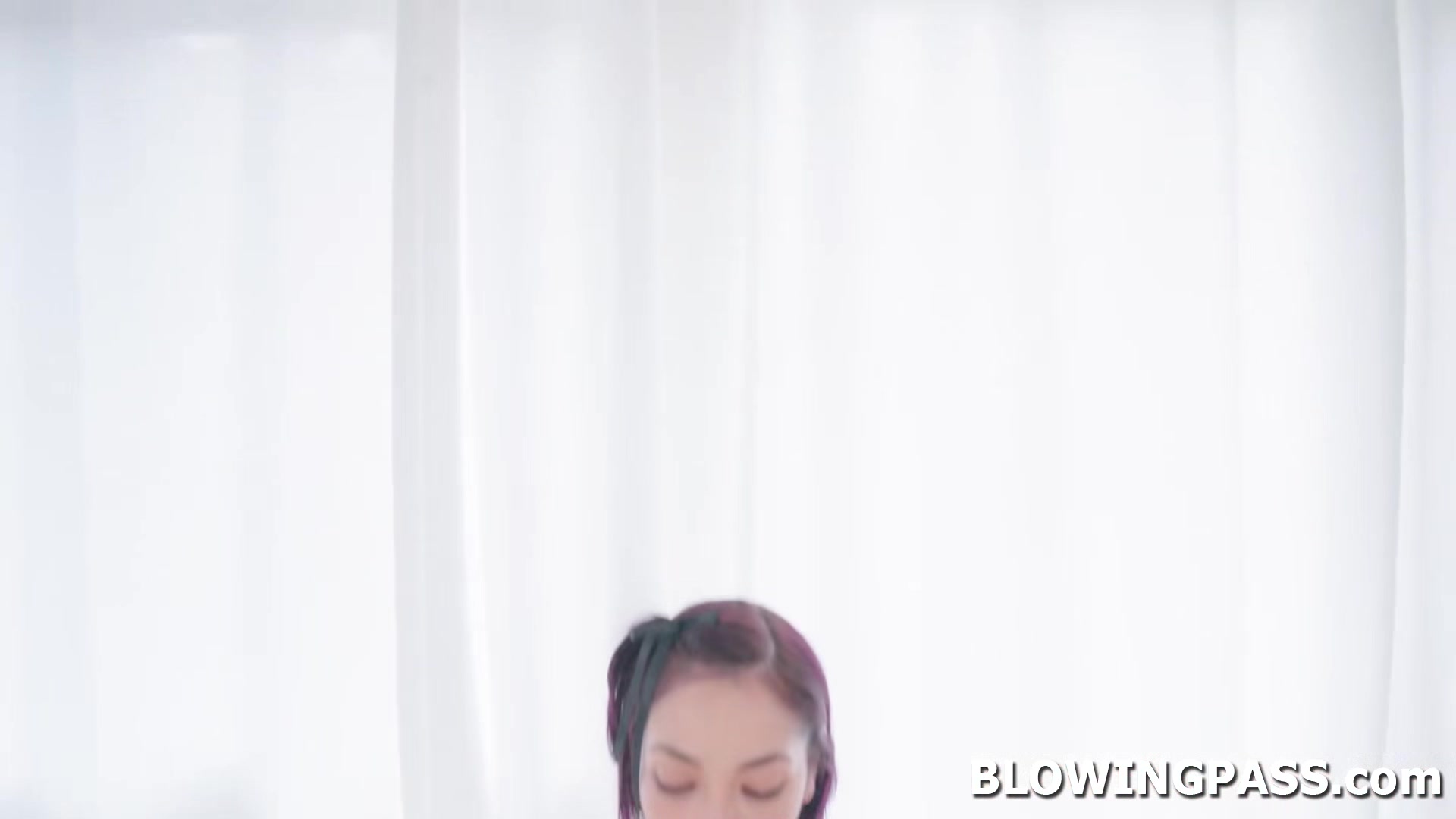 Brunnete asian milf rimming guys ass then gets throat fucked