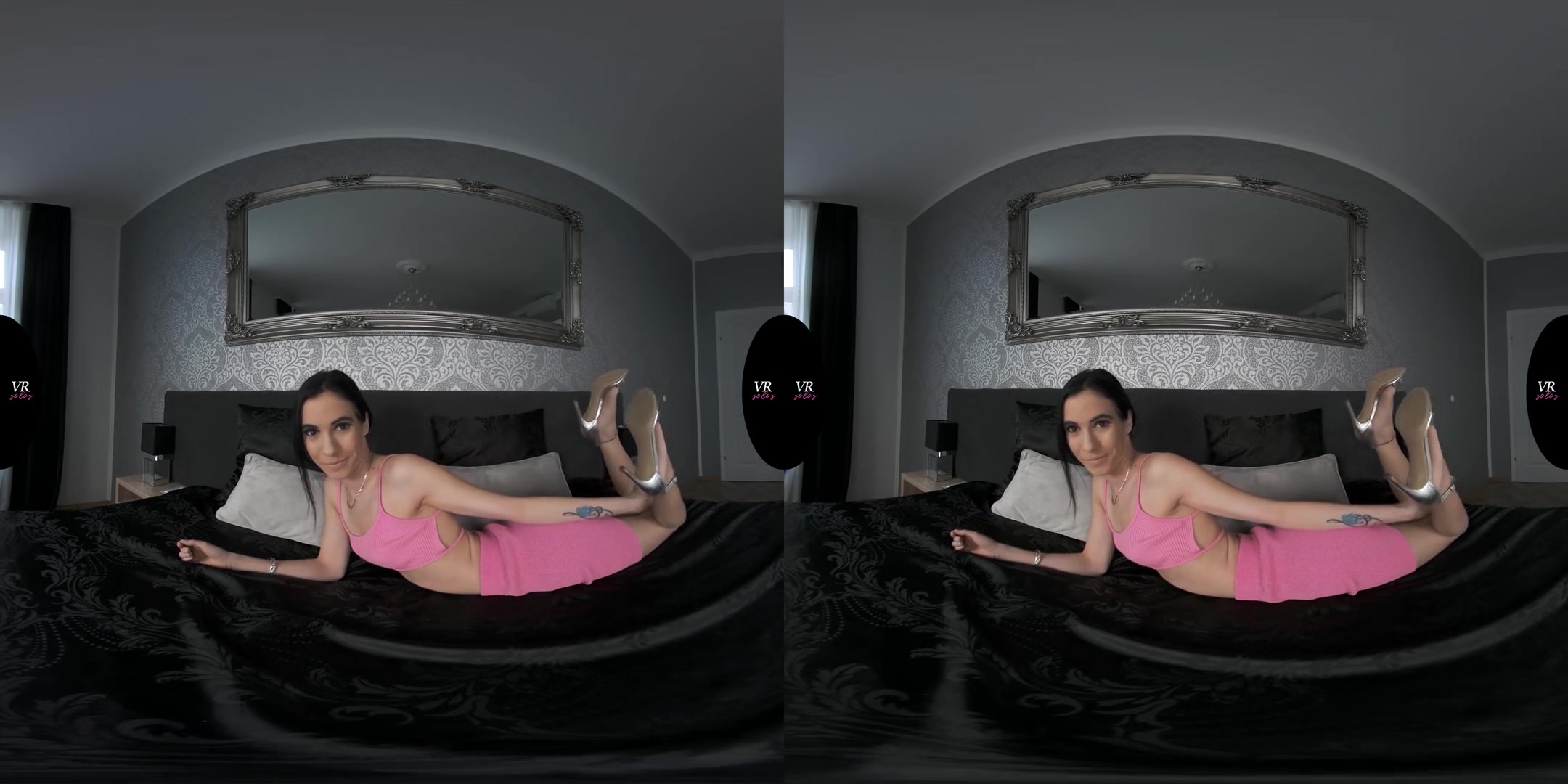 Hot Teen Nikki Plays With Dildo In Bed - Sexy Teen Brunette Solo Masturbation