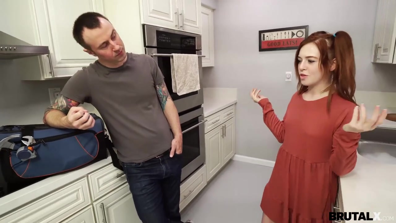 Redhead Gets Brute-Fuck Lesson