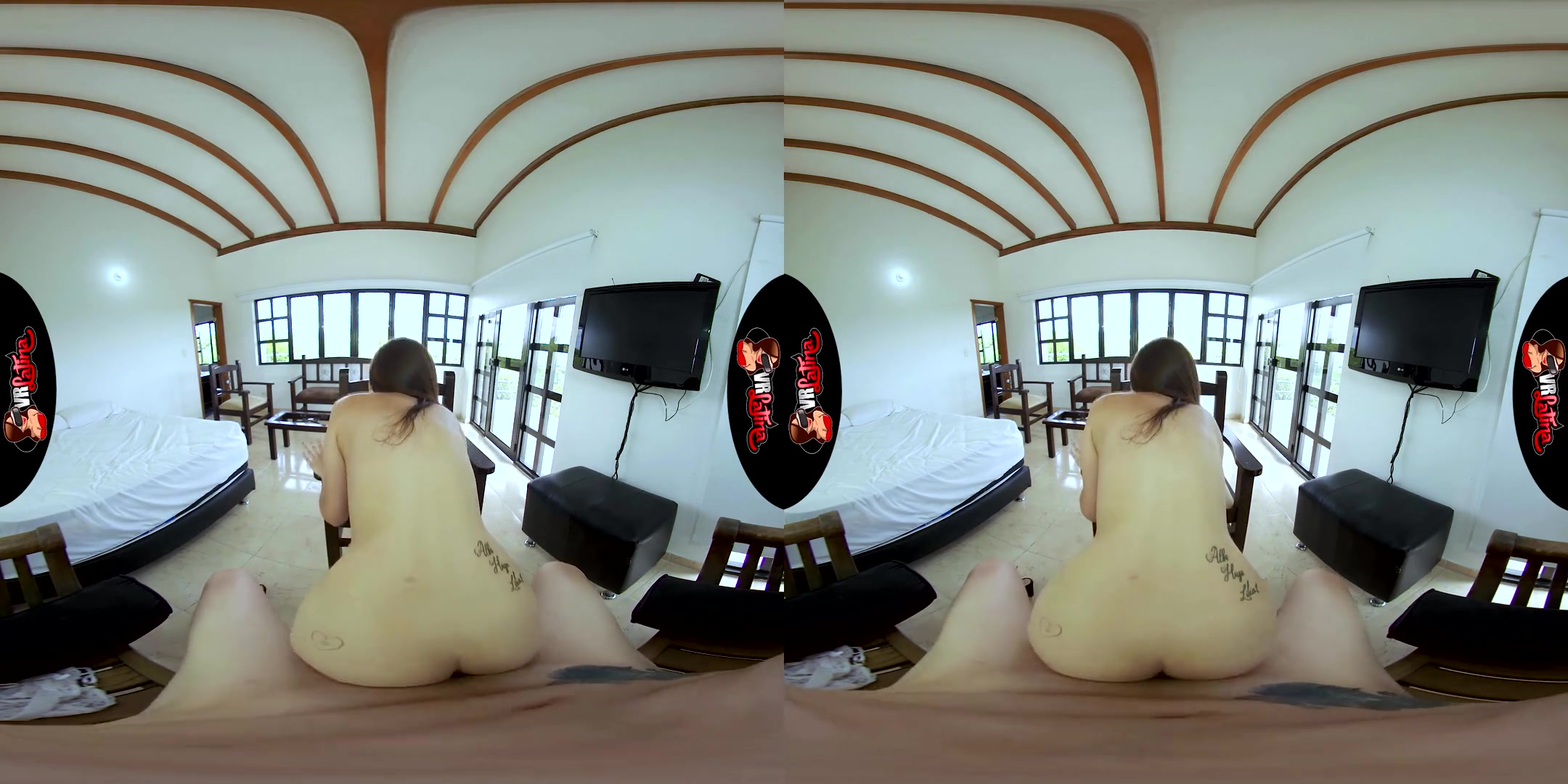 Passionate Classmate - Latina teen 18+ Coed Sucks and Fucks in VR Extra Long HD