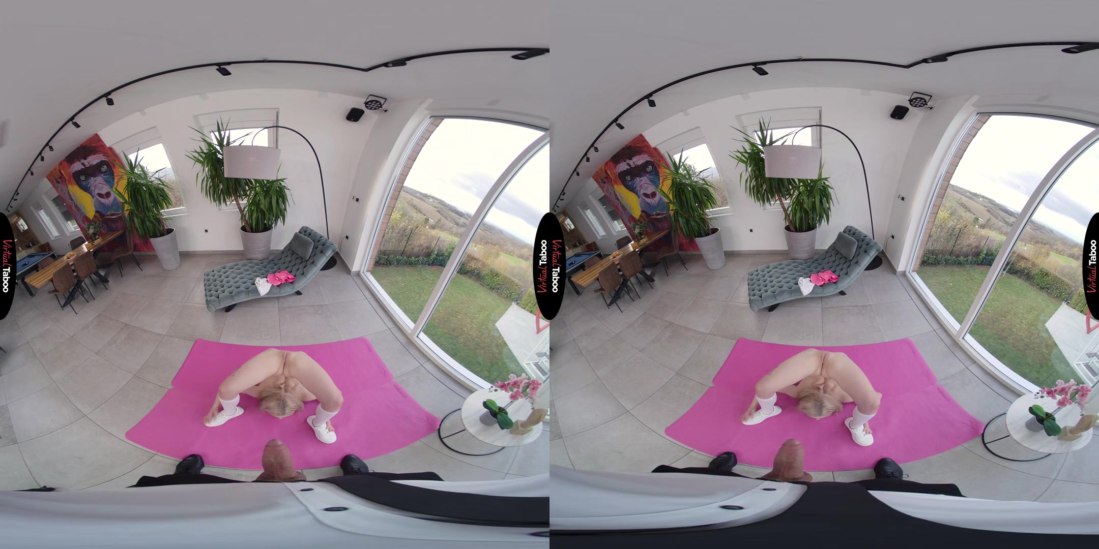 Molly Cute VR Porn: Getting Fit With Stepdaddy - VirtualTaboo