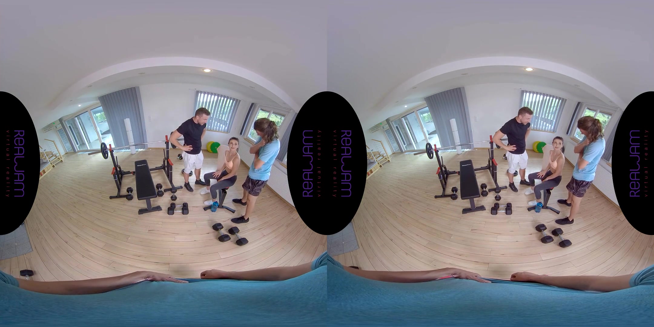 Gym Adventure; POV FMMM Gangbang Hardcore - SexLikeReal