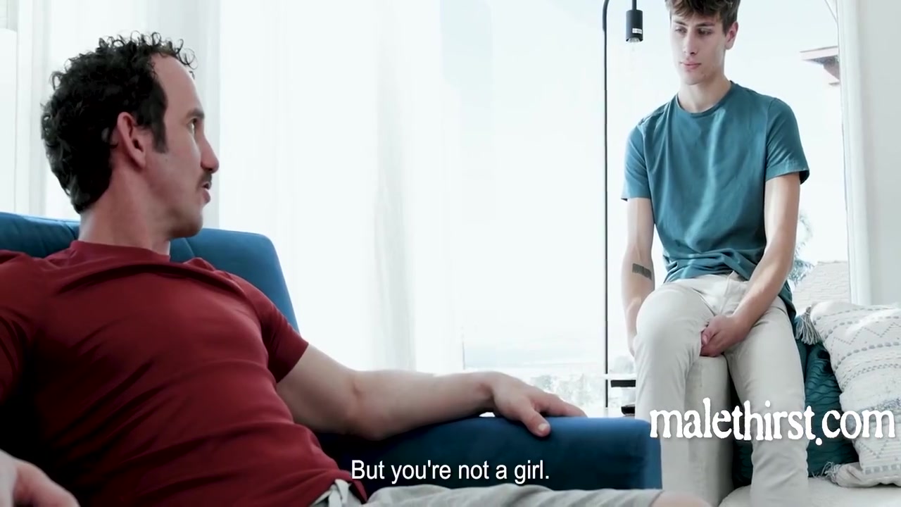 Greg Mckeon And Cyrus Stark In Ik You Are Straight, Close Your Eyes And Think Of A Girl