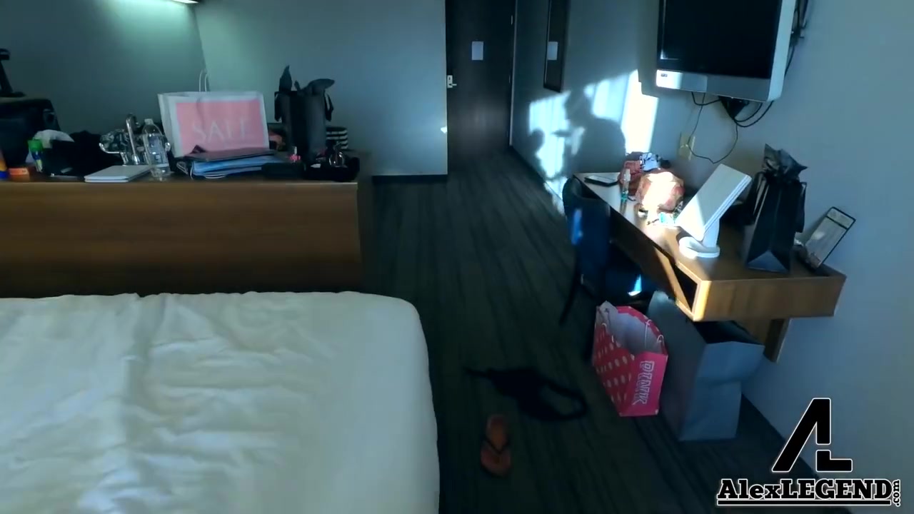 Sexy Busty Redhead Takes Stranger Back To Her Hotel Room To Suck & Fuck Him!