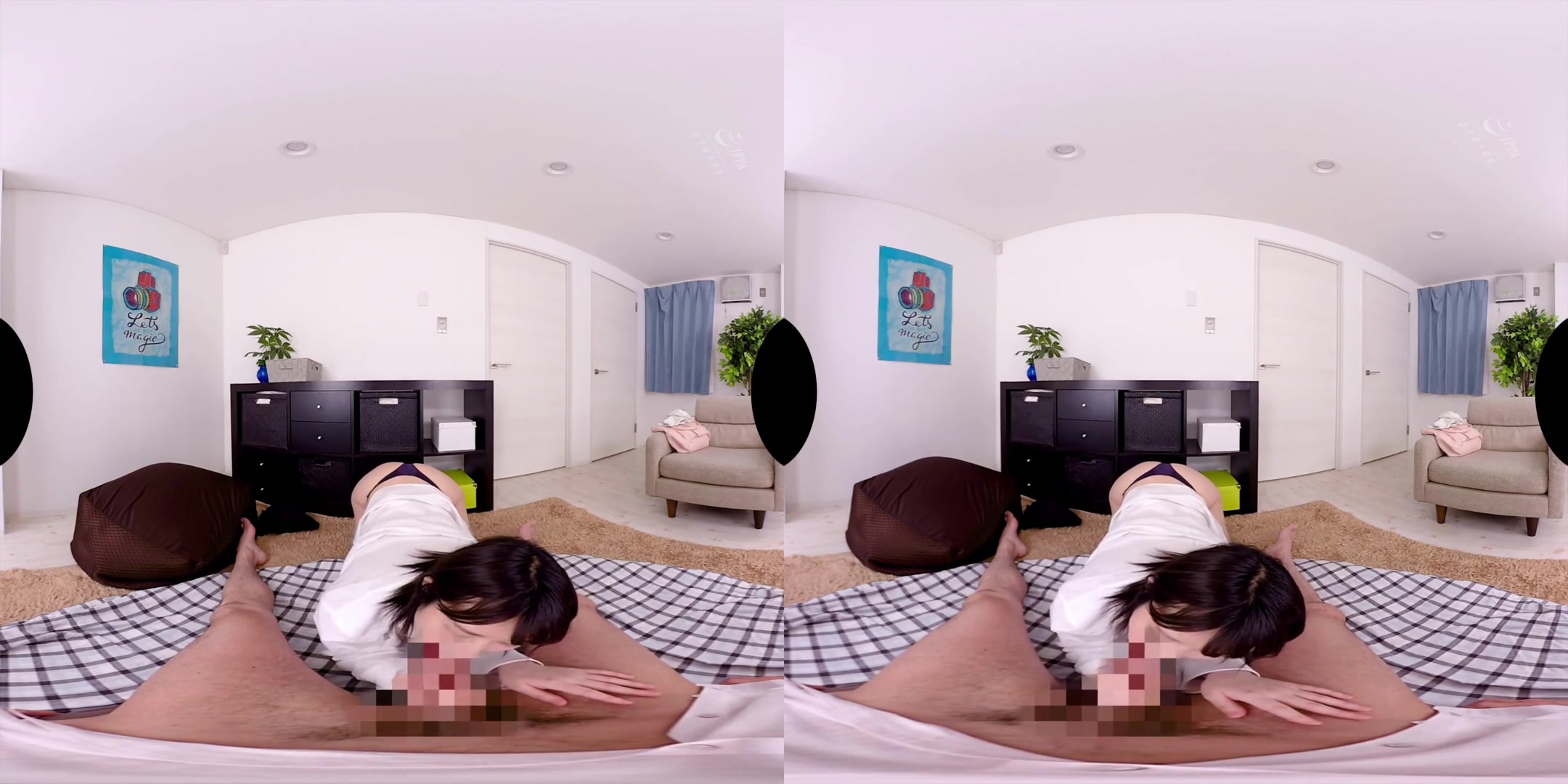 The New OL Missed the Last Train and is Alone in Your House; Busty Japanese Office Lady Stays the Night