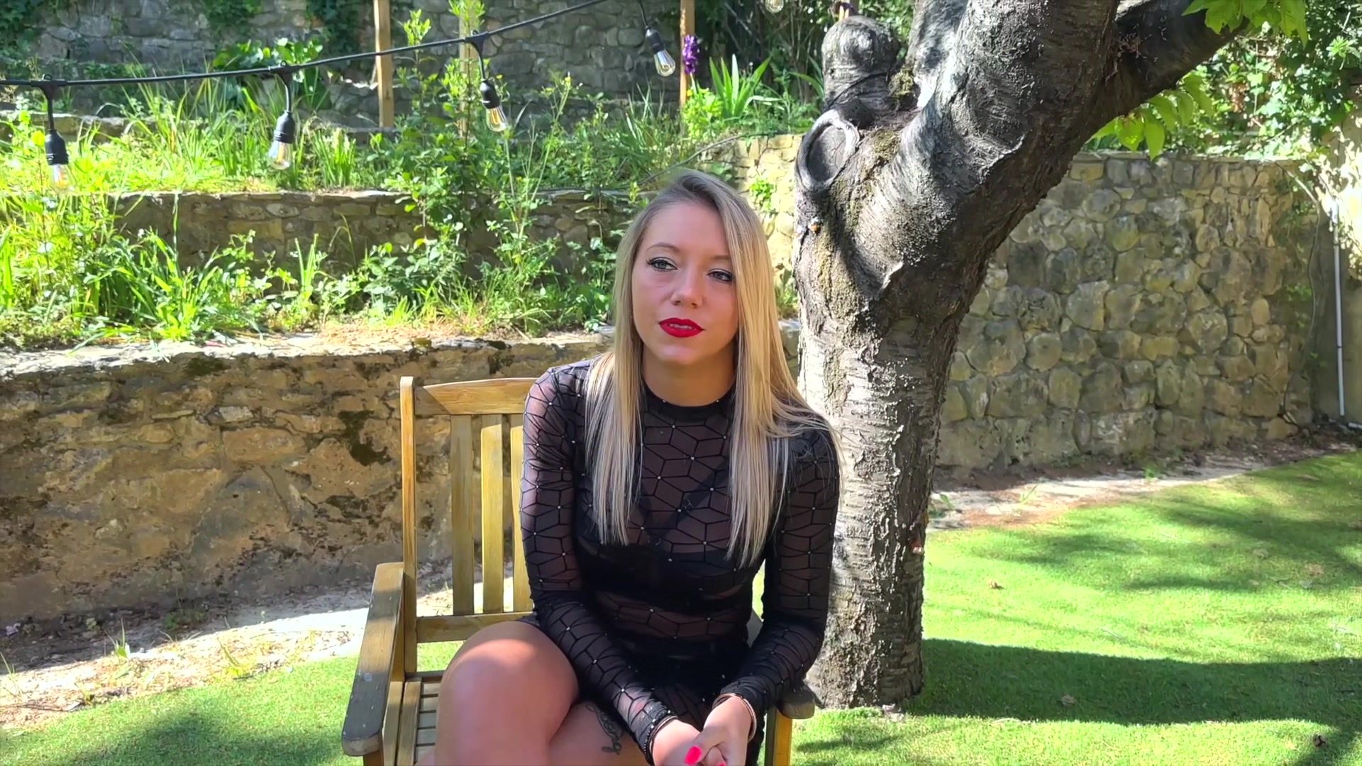 Beautiful Ashley Swallows Her Husband's Cock