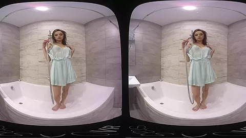 Gloria Sol in Fit Babe Stasy's Sexy Shower - StasyQVR