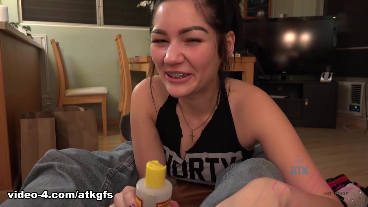 Karly Baker in Karly licks the cum off of her hand - ATKGirlfriends