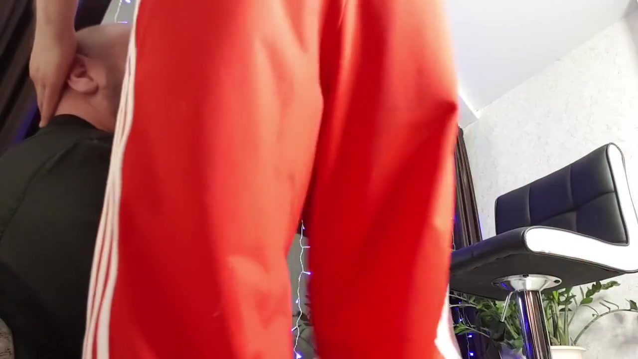 Dominant In Adidas Dominates Skinhead Very Hard - Foot And Dick Fucks In The Mouth And Slaps Feet