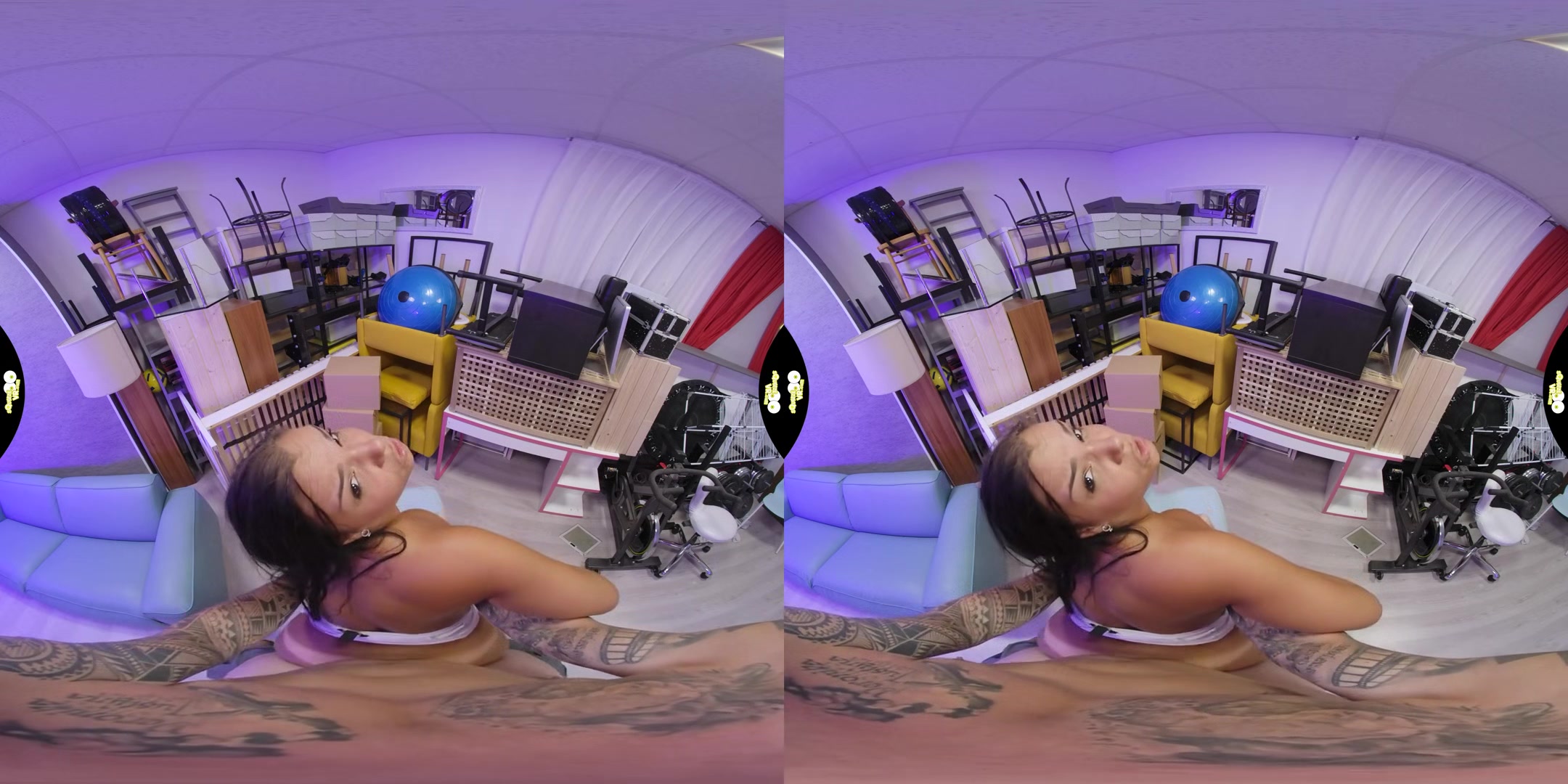 Sex in Storage - Huge Tits Voluptuous Pornstar Sofia Lee POV