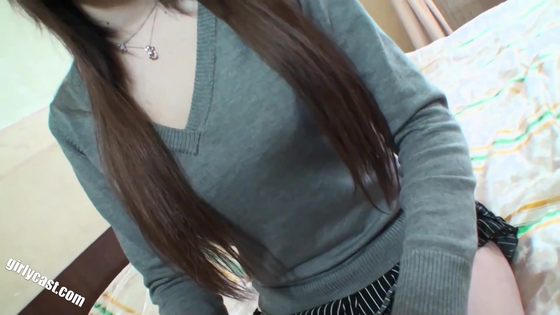 Asian Amateur teen 18+ Myjun Casting - Creampie