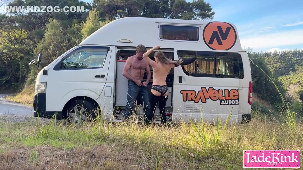 Picked Sexy Slut From Streets In A Van And Fucked Her Roadside In Public