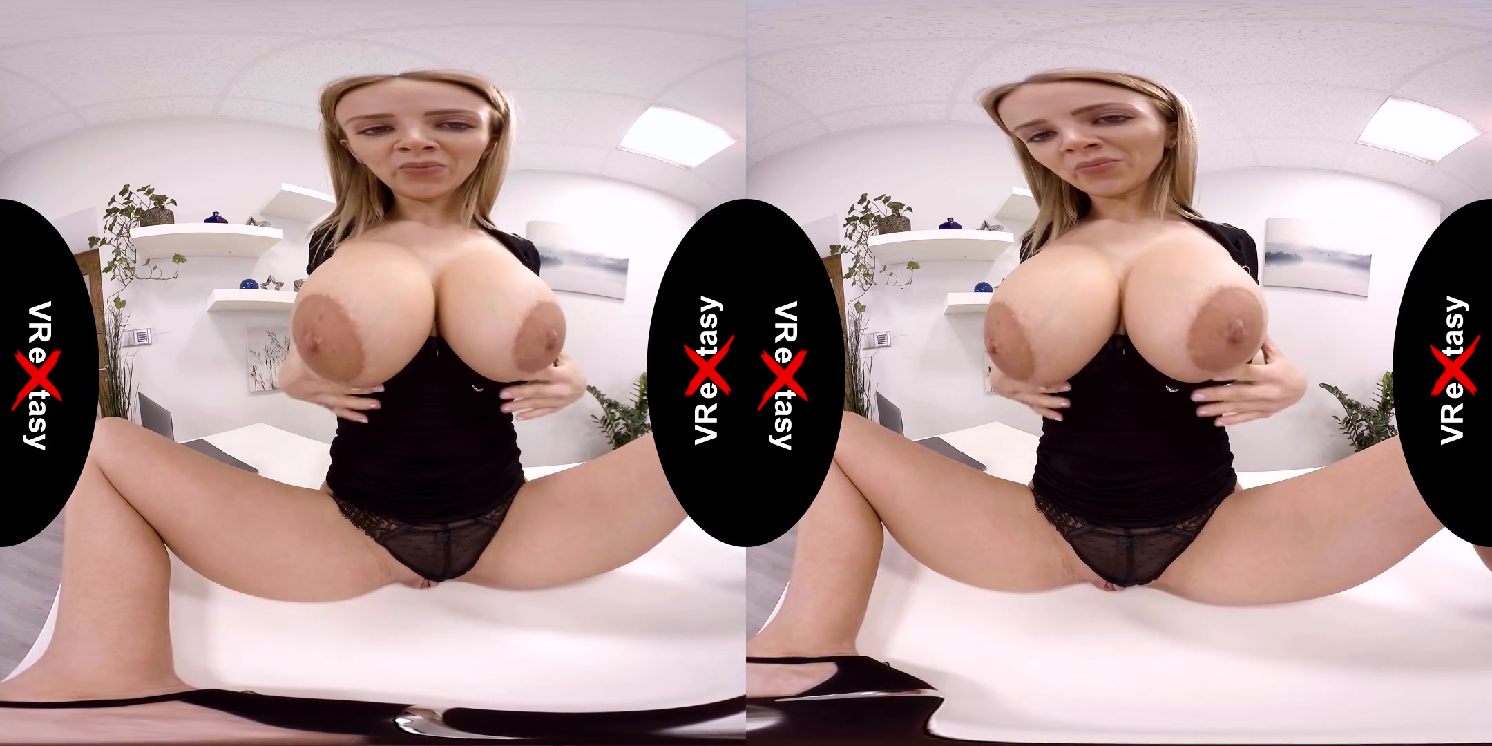 Nathaly Cherry - Office Lady; Busty Secretary Solo on the Desk