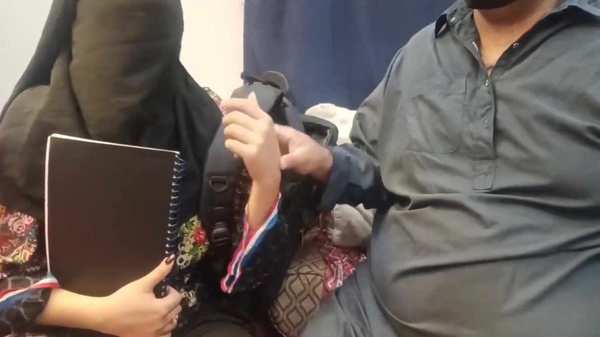 Desi student 18+ Girl In Hijaab Fucked By Tution Teacher
