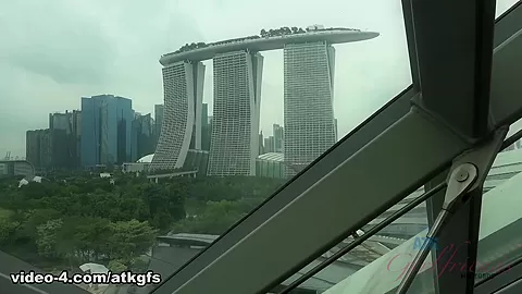 Gia Paige in Gia Is Digging The Waterfall In Singapore - ATKGirlfriends